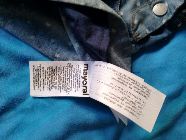 PETO TEJANO MAYORAL NIÑA