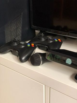 Xbox 360 con kinect 3 mandos y juegos