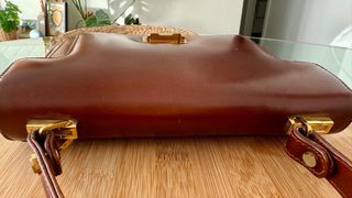 Bolso vintage piel estilo patent lolise cowhide