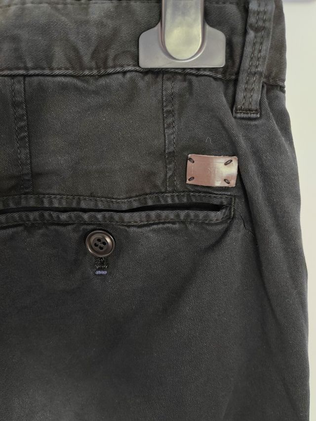 Zara Pantalón chino hombre negro 40
