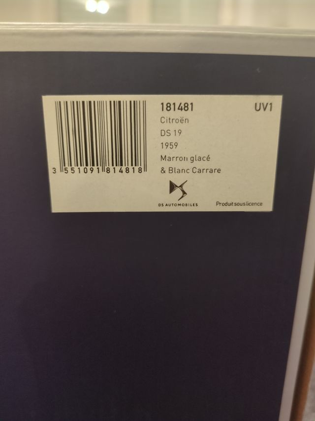 Citroen DS 19 Norev coche coleccionista