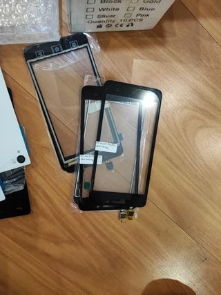 4 cajas pantallas telefonos