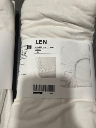 SABANA BAJERA COLCHON CUNA IKEA NUEVO