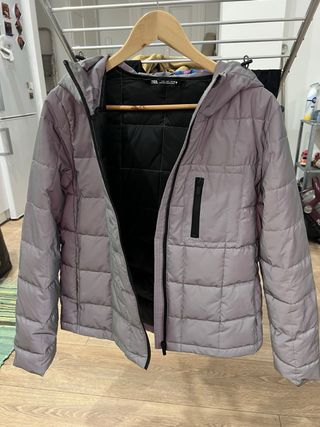 Chaqueta Mujer Reflectante Gris
