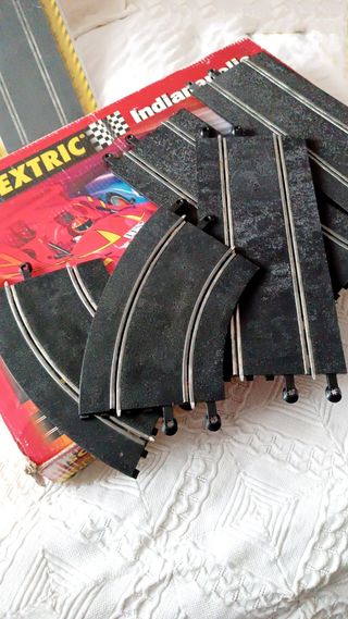 Lote Scalextric indianapolis + 10 pistas y curvas