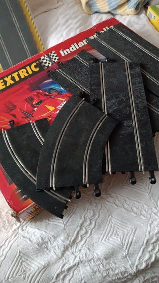 Lote Scalextric indianapolis + 10 pistas y curvas