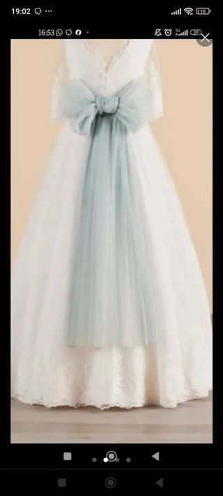 Vestido de comunión coconut