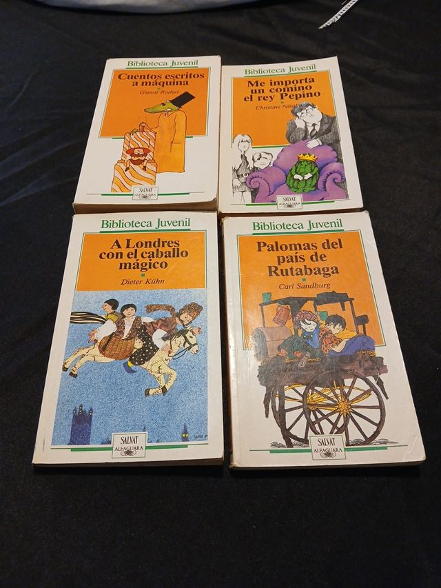 Lote 9 libros Biblioteca Juvenil Alfaguara