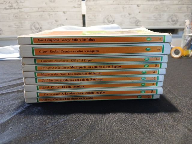 Lote 9 libros Biblioteca Juvenil Alfaguara