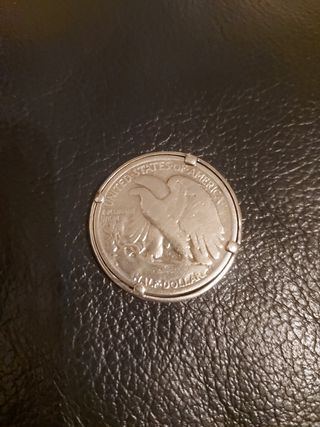 Medio dolar de plata