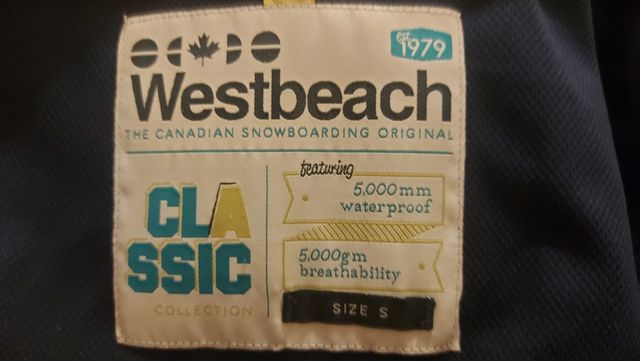 Chaqueta abrigo snow ski snowboard westbeach
