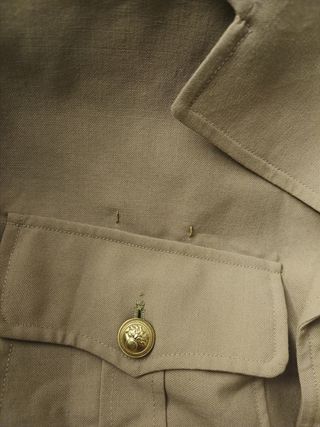 Guerrera caqui ejército francés años 70