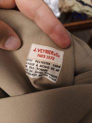 Guerrera caqui ejército francés años 70