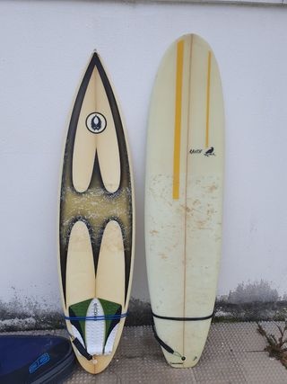 2 tabla de surf mas 2 fundas