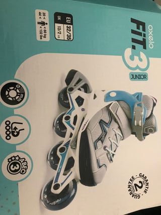 Patines Oxelo FIT.3 junior talla 32-35 Decathlon
