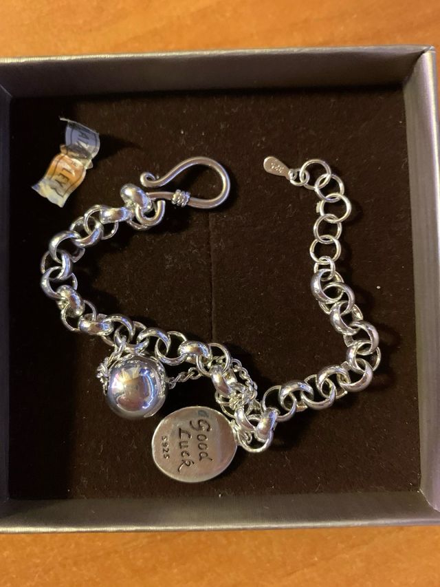 Pulsera plata mujer