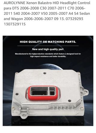 Centralita balastro faro xenon