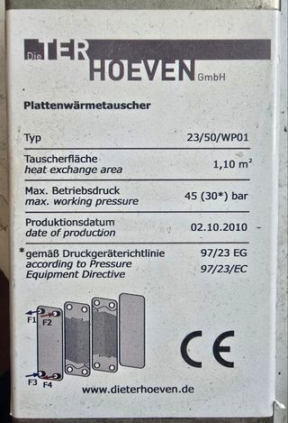Scambiatore di calore a piastre
