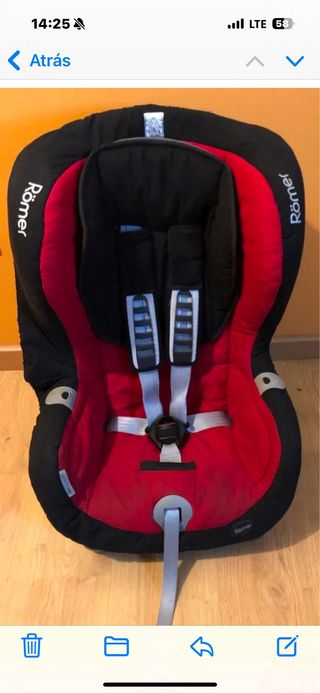 SILLA ROMER  BRITAX GRUPO 1 y 2