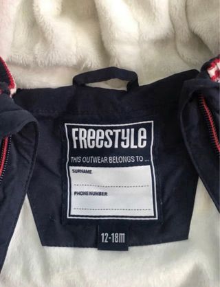 Mono piloto buzo Freestyle bebé niño 12-18 meses