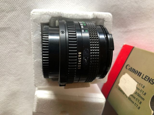 OBJETIVO CANON FD 50MM F1.8 NUEVO