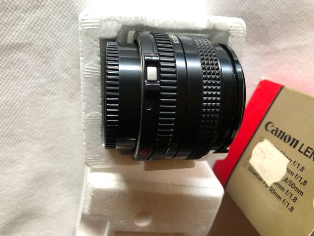 OBJETIVO CANON FD 50MM F1.8 NUEVO