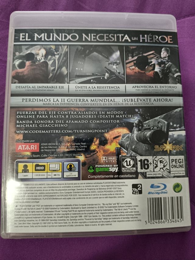 Punto di svolta La caduta della libertà PS3