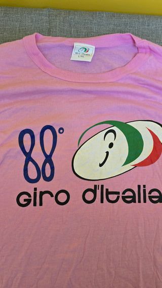 T-Shirt rosa gadjet 88 Giro d'Italia Taglia L/XL