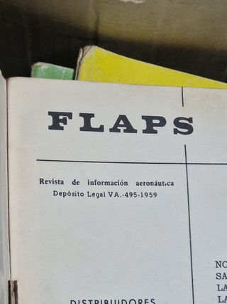 Flaps revistas aeromodelismo antiguas.s