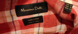 Camisa lino Massimo Dutti