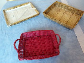 CESTAS DECORATIVAS DE MIMBRE O MADERA PARA ORDEN