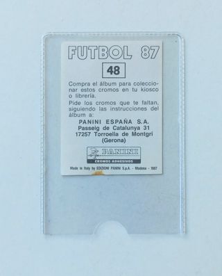 CALDERE 48 FUTBOL 87 PANINI