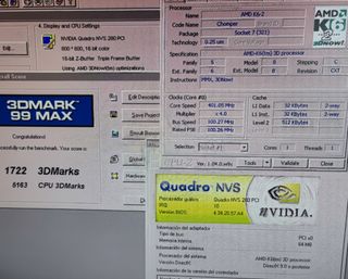 Nvidia PCI HDMI 64MB Quadro + ATI RADEON 7000 AGP