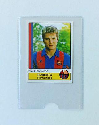 ROBERTO FERNANDEZ 47 FUTBOL 87 PANINI BA