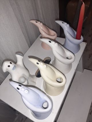 De años 80. Porta velas Fantasmas