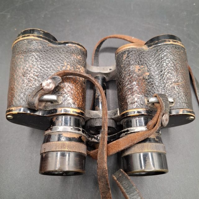 Prismáticos antiguos H. HUGHES & SON