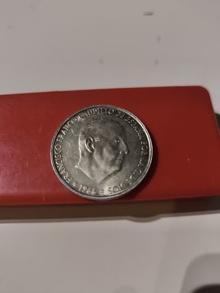 MONEDA 100 PESETAS PLATA 1966