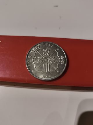 MONEDA 100 PESETAS PLATA 1966