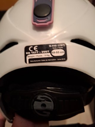 Casco esquí niña