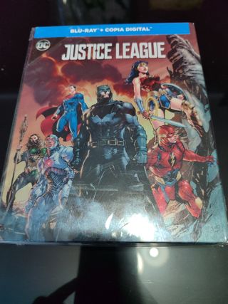 Steelbook Justice League blu ray exclusiva Nueva