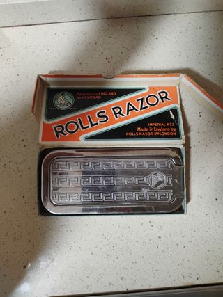 Antigua máquina de afeitar