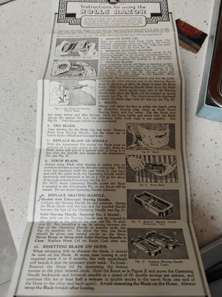 Antigua máquina de afeitar