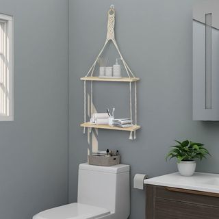 Estanteria Flotante Pared Madera Boho .Nueva