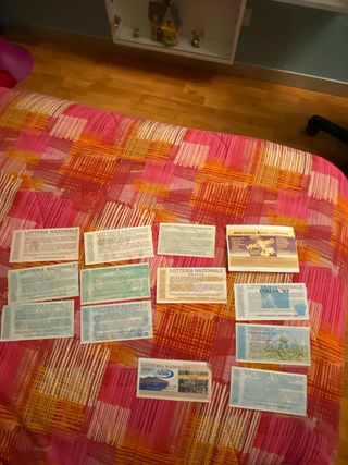 Biglietti lotterie 1995/2002