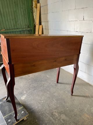 ✅escritorio madera maciza RESTAURADA