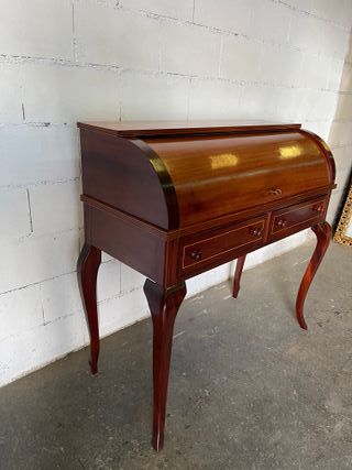 ✅escritorio madera maciza RESTAURADA