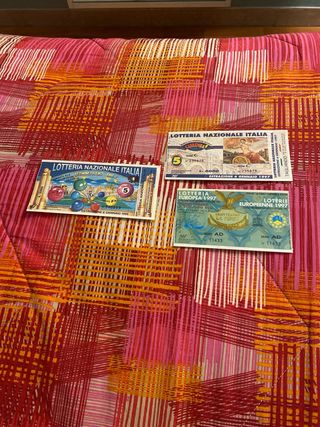 Biglietti lotterie varie 1996/97