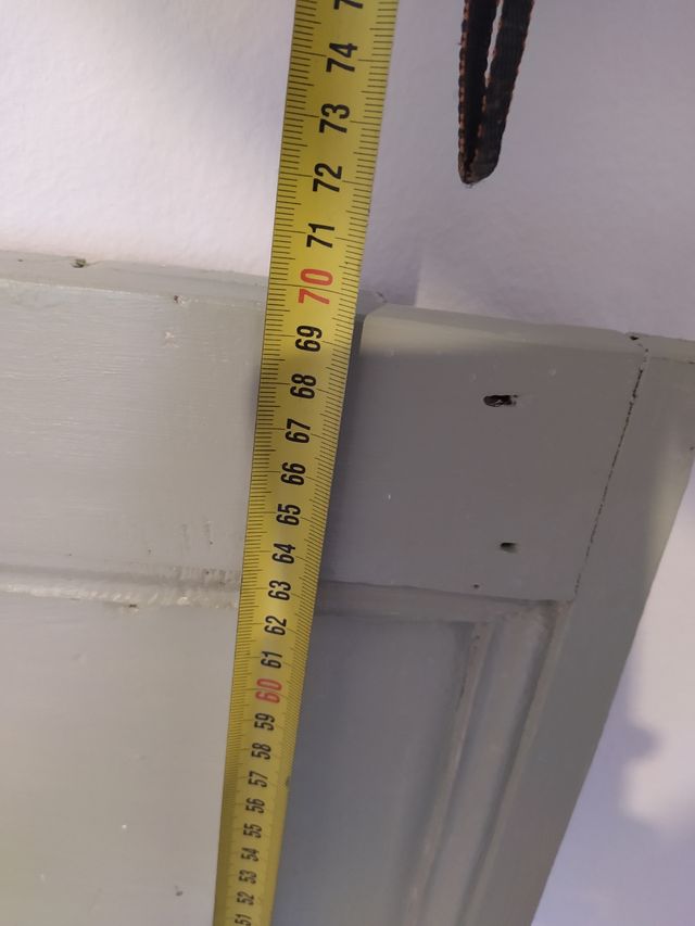 Puerta antigua cabecero cama