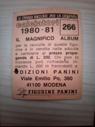 Figurine calciatori panini