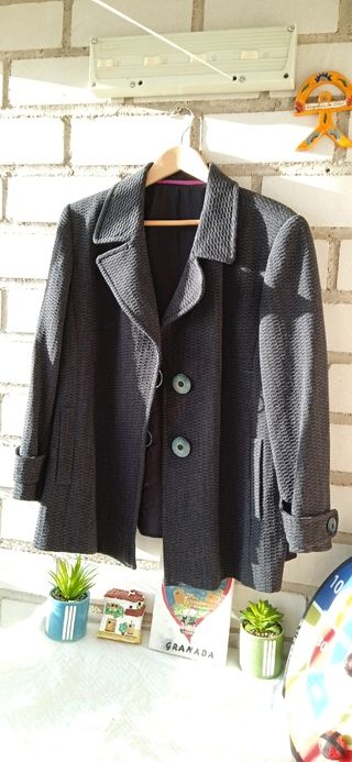 Chaqueta mujer 91% lana Talla y Moda 54